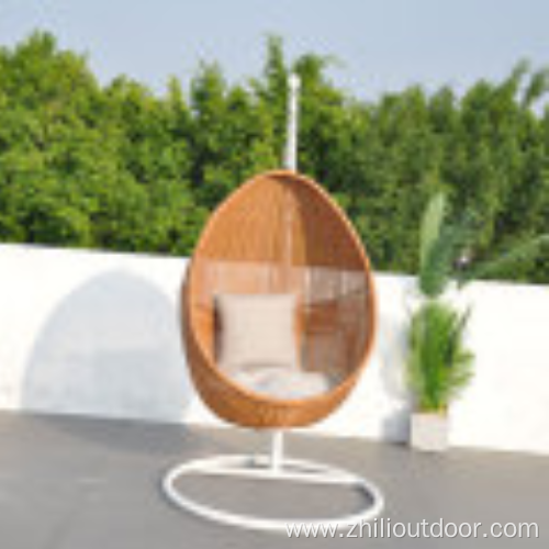Hanging Rattan Swing Egg Chair With Stand